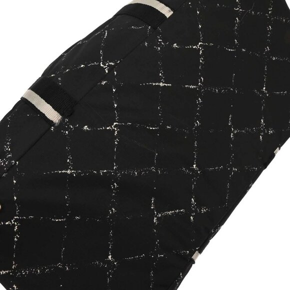 Chanel Black Nylon Travel Line Duffle Handbag - Picture 5 of 10